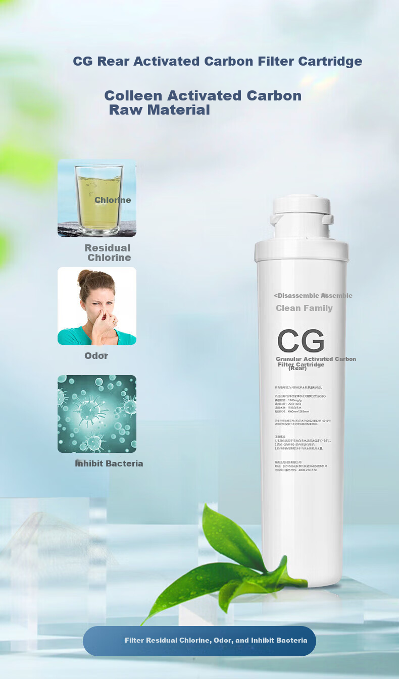Clean Family Compatible Qinyuan Water Purifier Filter Cartridge Full Modular Set QR-RF-401A/C/502B/506A/QR-R5-01G/02G/02H/02F/E CTO Carbon Rod Filter Cartridge 15