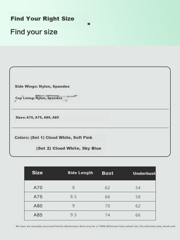 Hodohome Girls' Underwear Development Stage 2 Class A Mesh Breathable Student Wireless Bra 2 Pieces 038 2A80 8