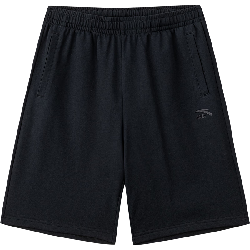Anta Casual Shorts | Men's Summer Knitted Breathable Lightweight Quick-Dry Cotton Sports Five-Point Casual Pants