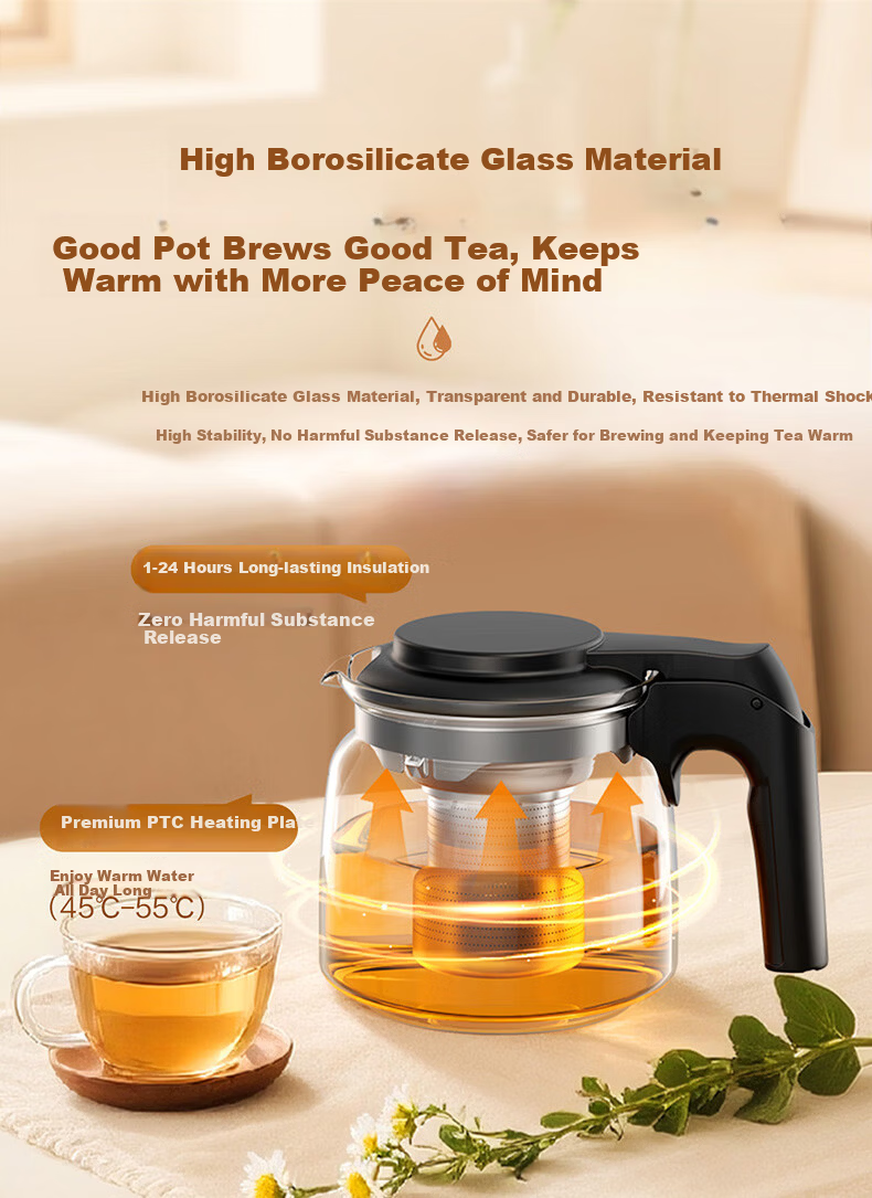 Haier Little Star Tea Bar Water Dispenser Home High-End Living Room Electric Kettle Integrated Automatic Water Supply Bottom-Loading Water Bucket Fully Automatic Smart Tea Bar Cabinet Warm and Hot Mod 8