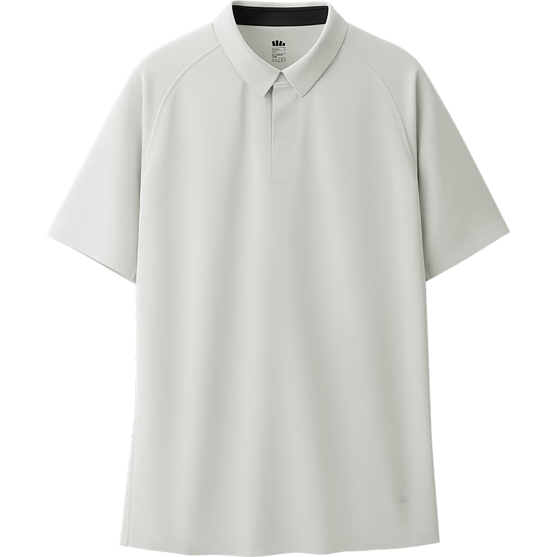 Beneunder Men's Outdoor Polo Shirt Sweat-Resistant Quick-Dry Sports Short Sleeve T-Shirt Father's Day Gift DR026 Light Charcoal Gray 2XL