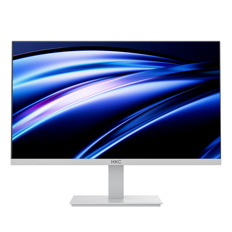 HKC 23.8 Inch 2K 144Hz High Refresh IPS Panel P3 Wide Color Gamut Eye Protection Low Blue Light Flicker-Free Three-Sided Micro-Edge White Desktop Office Monitor V2419QW