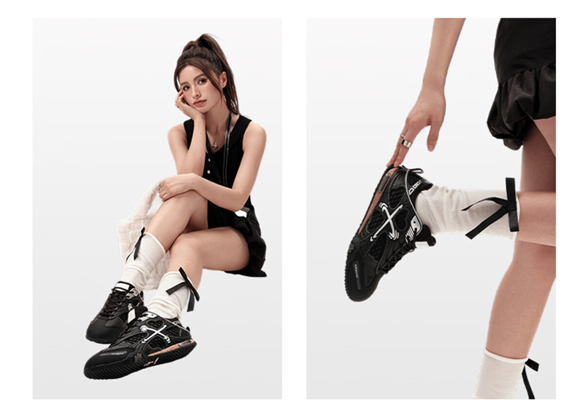 ON MAX Star Model Four-Leaf Clover Training Shoes Casual Slip-On Sneakers Unisex Spring Summer New Black Size 40 11