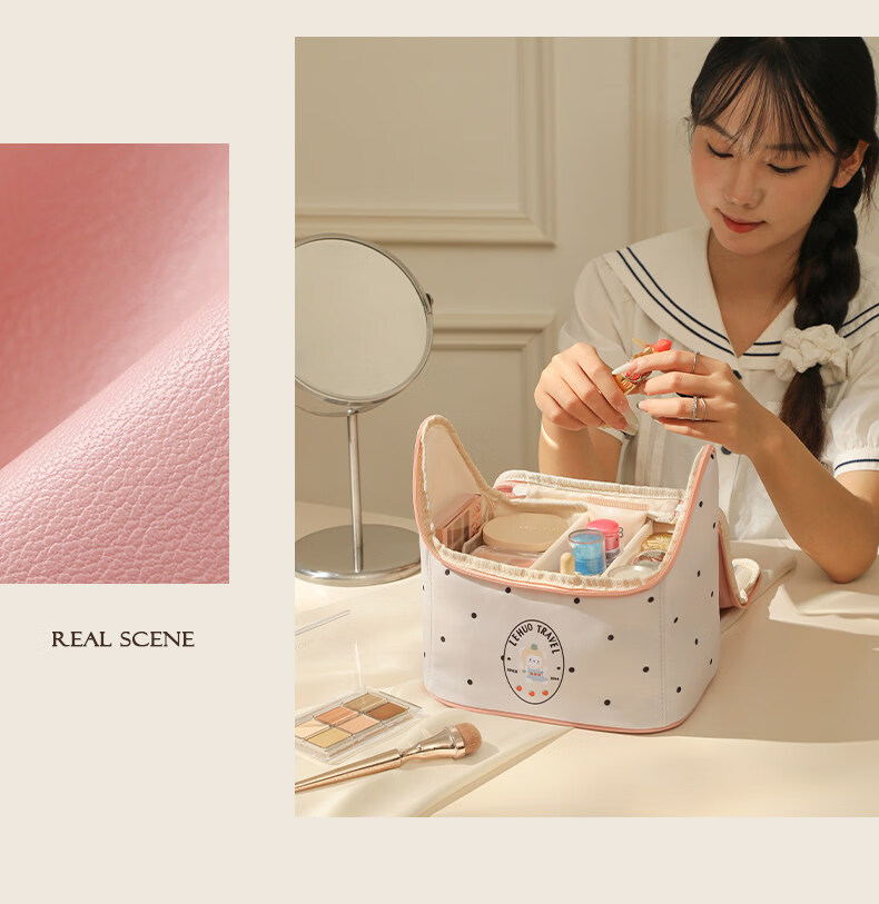Right Away Large Capacity Makeup Bag for Women 2026 New High-Value Travel Portable Skincare Toiletry Organizer Pouch with Compartments 22
