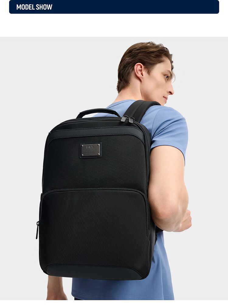 FILA Official Men's Backpack 2026 Fashion Commuter Business Laptop Bag 16