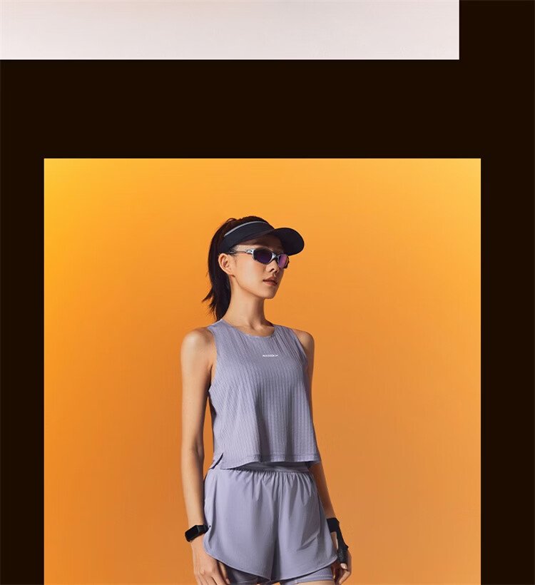 XTEP 2000KM PRO Women's Quick-Dry Vest Sports Sweat-Absorbing Breathable Running Outdoor Training 15