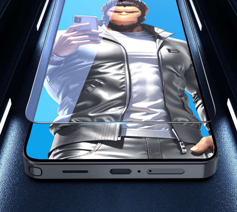 BLUEO Samsung S26 Ultra Screen Protector Tempered Glass [Ultrasonic Fingerprint Unlock] HD Transparent Drop-Resistant Scratch-Resistant Phone Protective Film 8