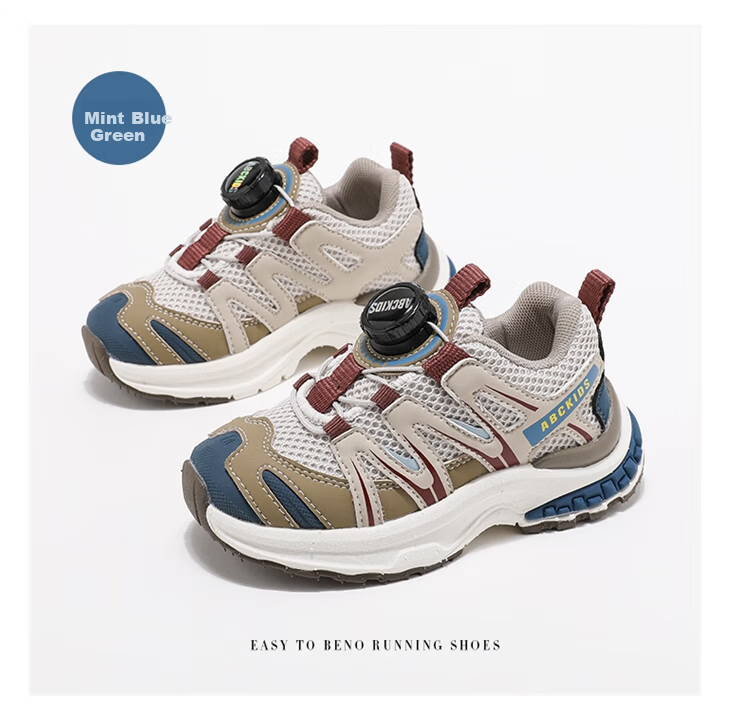 ABC KIDS Children's Sports Shoes Autumn Kids Casual Boys Girls Outdoor Running Shoes 3534 Gray/Pink 32 8