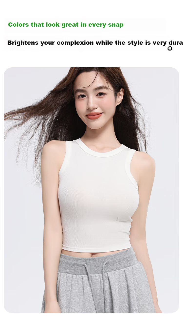MiiOW Tencel Lyocell Women's Camisole Tank Top Summer Cooling Ice Silk Slim Fit Outerwear Base Layer Khaki XL 14