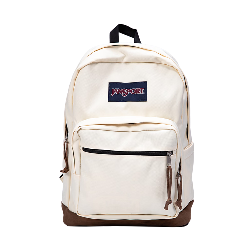 JANSPORT Jasper Backpack Women Laptop Bag Men College Student Schoolbag Twilight Vintage Leather 4QVA7S1