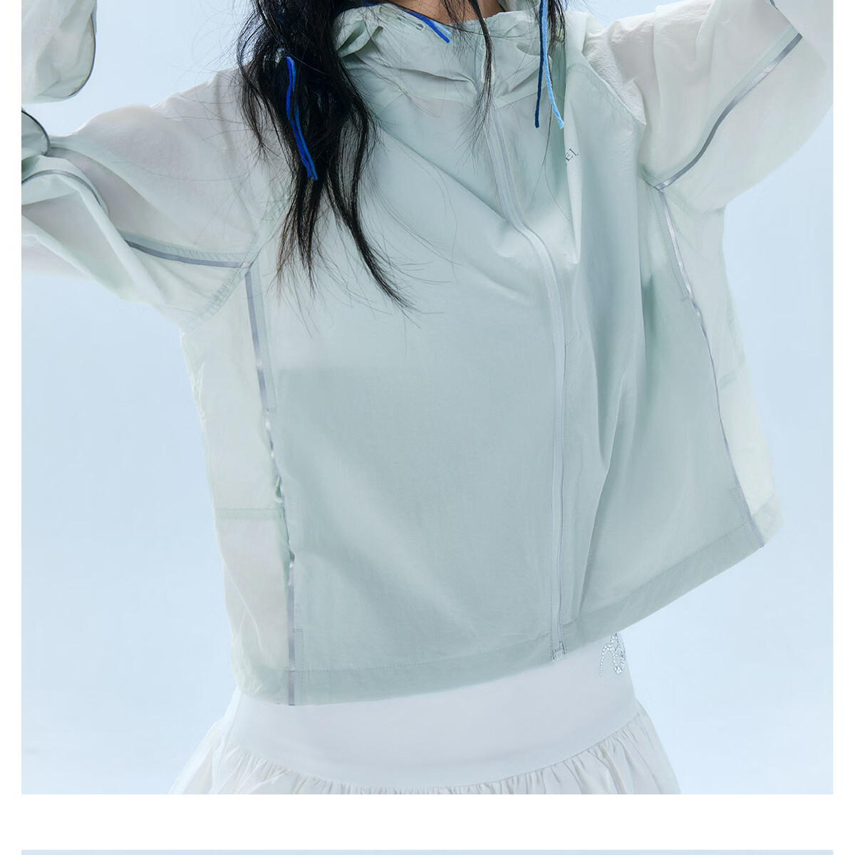 Camel Iceberg Sunscreen Jacket Goddess Edition Short Spring Summer New Outdoor Original Yarn Skin Jacket Women M26BA30013 39