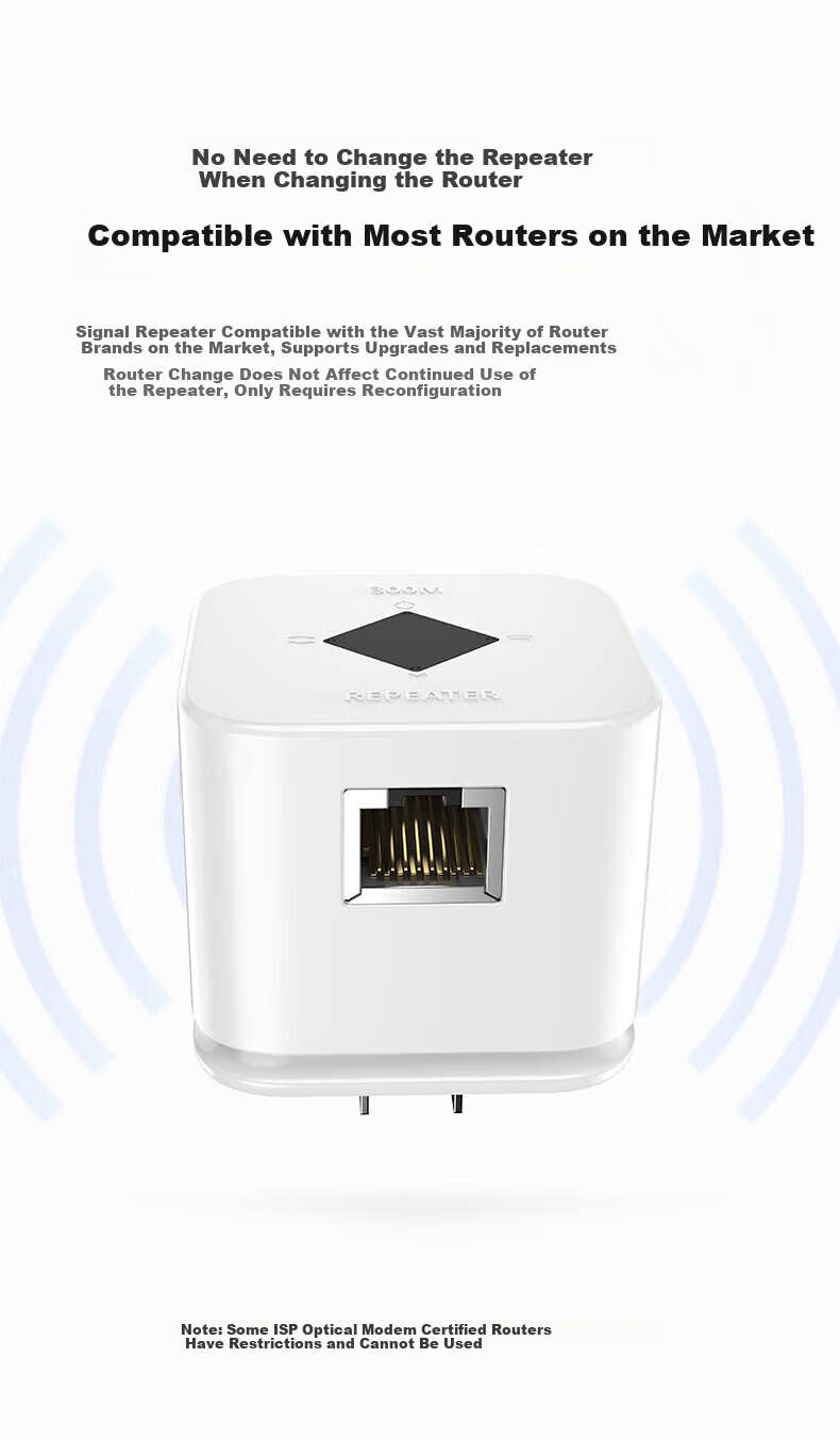 DOREWIN 300M WiFi Signal Amplifier Wireless to Wired Network Adapter Mobile Signal Booster Extender Repeater AP 3-in-1 14