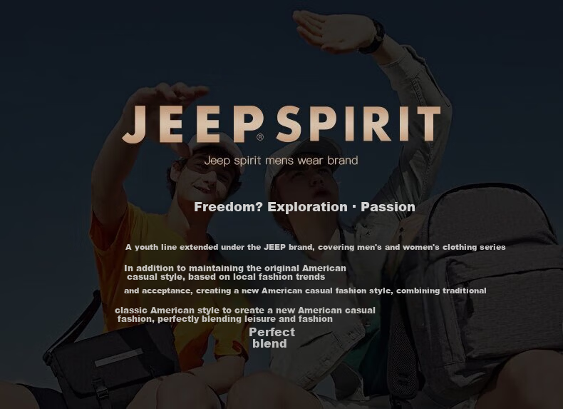JEEP SPIRIT Men's Outdoor Waterproof Cargo Pants Spring Autumn Fashion Loose Casual Sports Pants Black XL 11