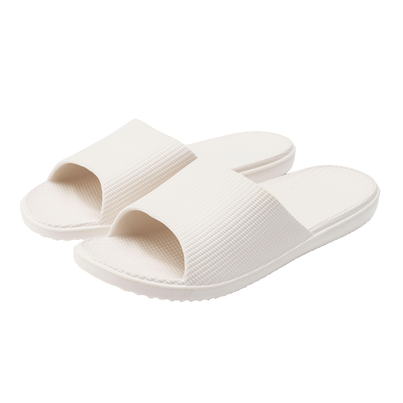 Coqui & Frog Collaboration Slippers, High-Elastic Sandals for Men And Women, Indoor Home Shower Sandals, Frost White Color, Size 37-38, CQ2001