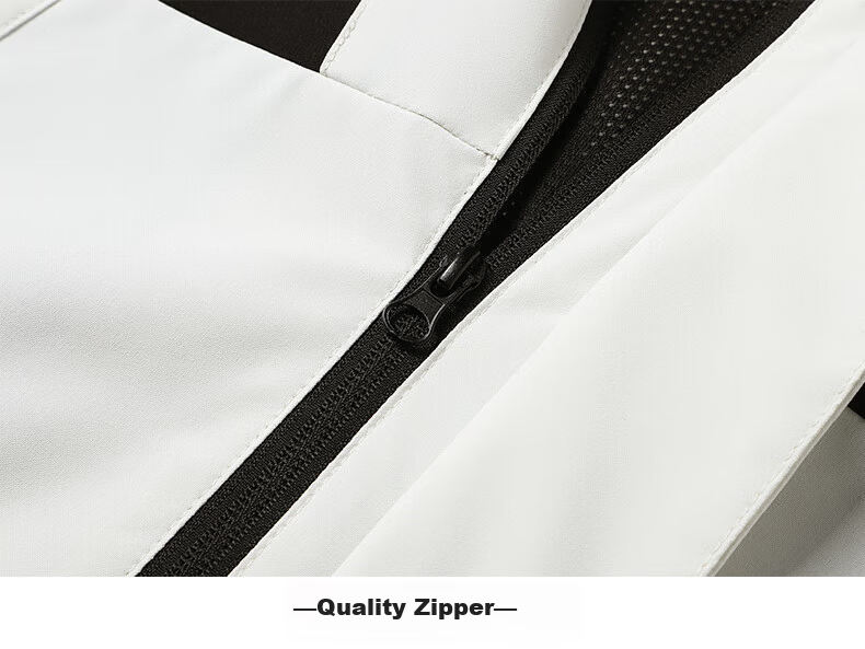 JEEP SPIRIT Men's Spring Autumn Hooded Windproof Mountaineering Outdoor Sports Jacket Ivory White M 16