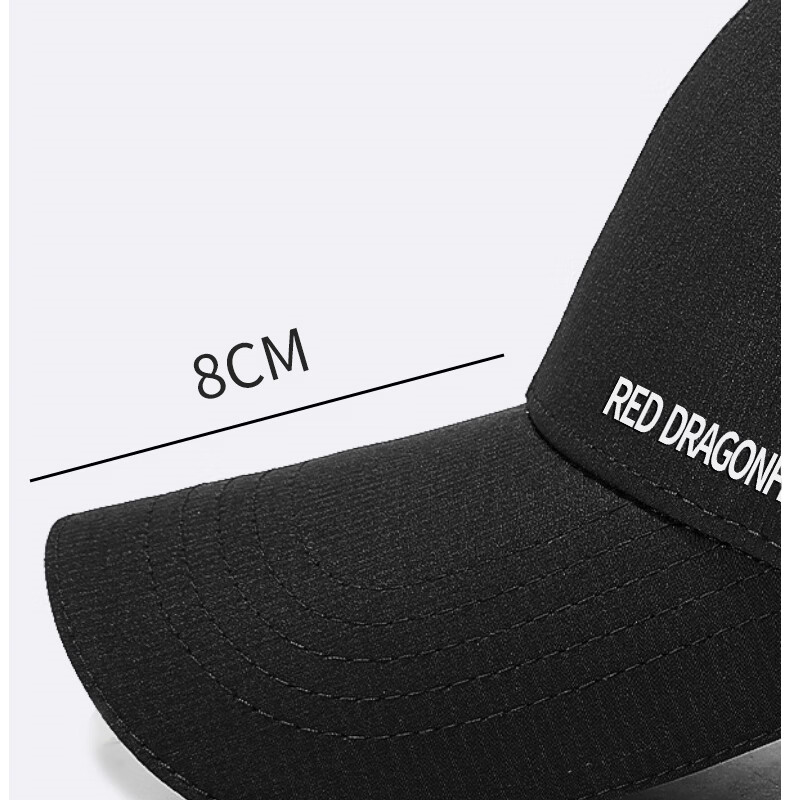 RED DRAGONFLY Men's Summer Outdoor Sunshade Mesh Baseball Cap Fishing Travel Duckbill Sun Protection Breathable Sun Hat for Women 4