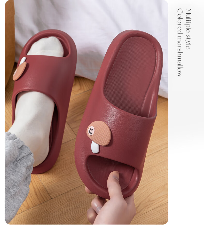 YUZHAOLIN EVA Cartoon Couple Home Bathroom Shower Slippers Unisex Cool Sandals 9