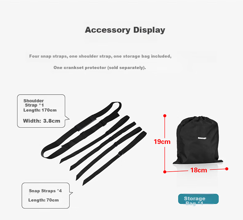 Rhinowalk Rhino Bicycle Loading Bag Road Mountain Bike Packing Storage Waterproof Metro High-Speed Train Shipping Bag 31