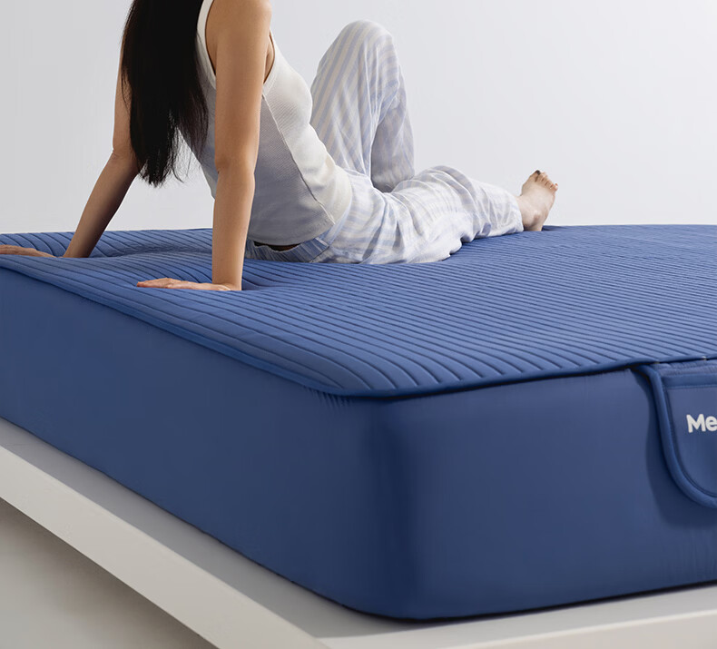 Meiduo Jia Class A Antibacterial Mite-Resistant Cooling Silicone Mat Pro Home Machine Washable 1.8m Glacier Blue 15