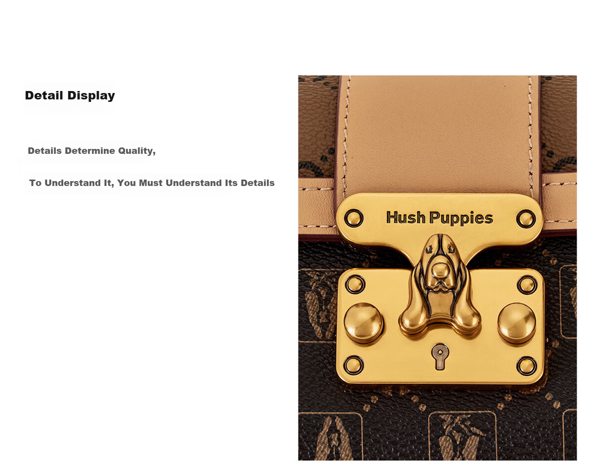 Hush Puppies Women's Shoulder Bag Crossbody Bag Luxury Brand Birthday Gift for Girlfriend Wife 20