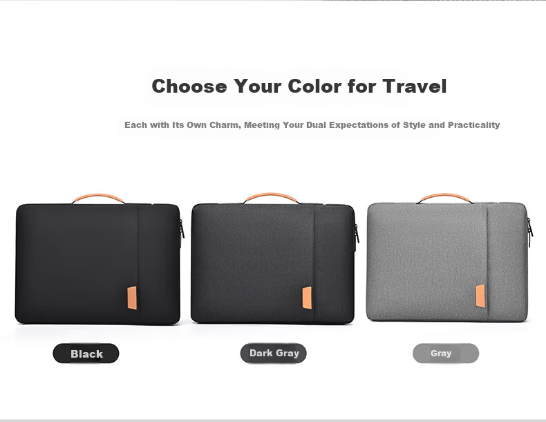 WOMT Laptop Bag 13/13.3 Inch Handheld Sleeve Case for Apple Huawei Xiaomi Unisex Protective Cover 11