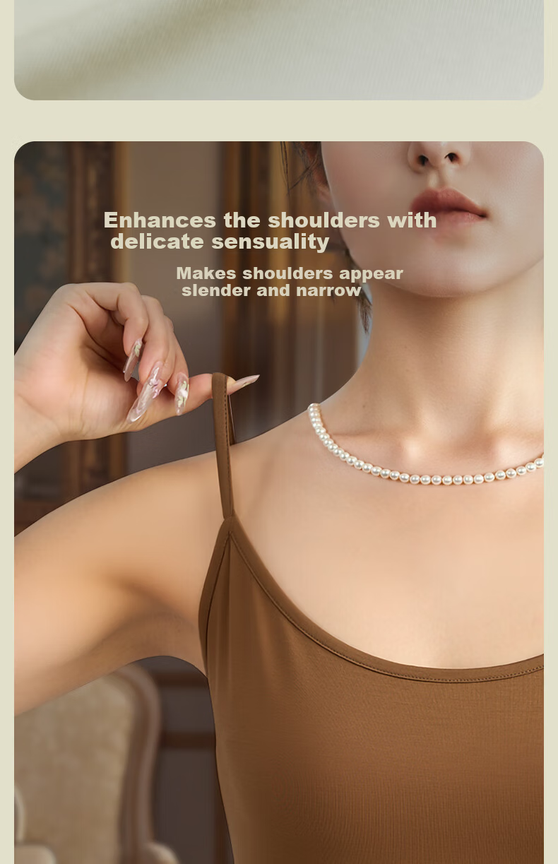 MONTAGUT Modal Vest Women's Lightweight Cool Ice Silk Sexy Camisole Sleepwear White Summer Innerwear Top 4