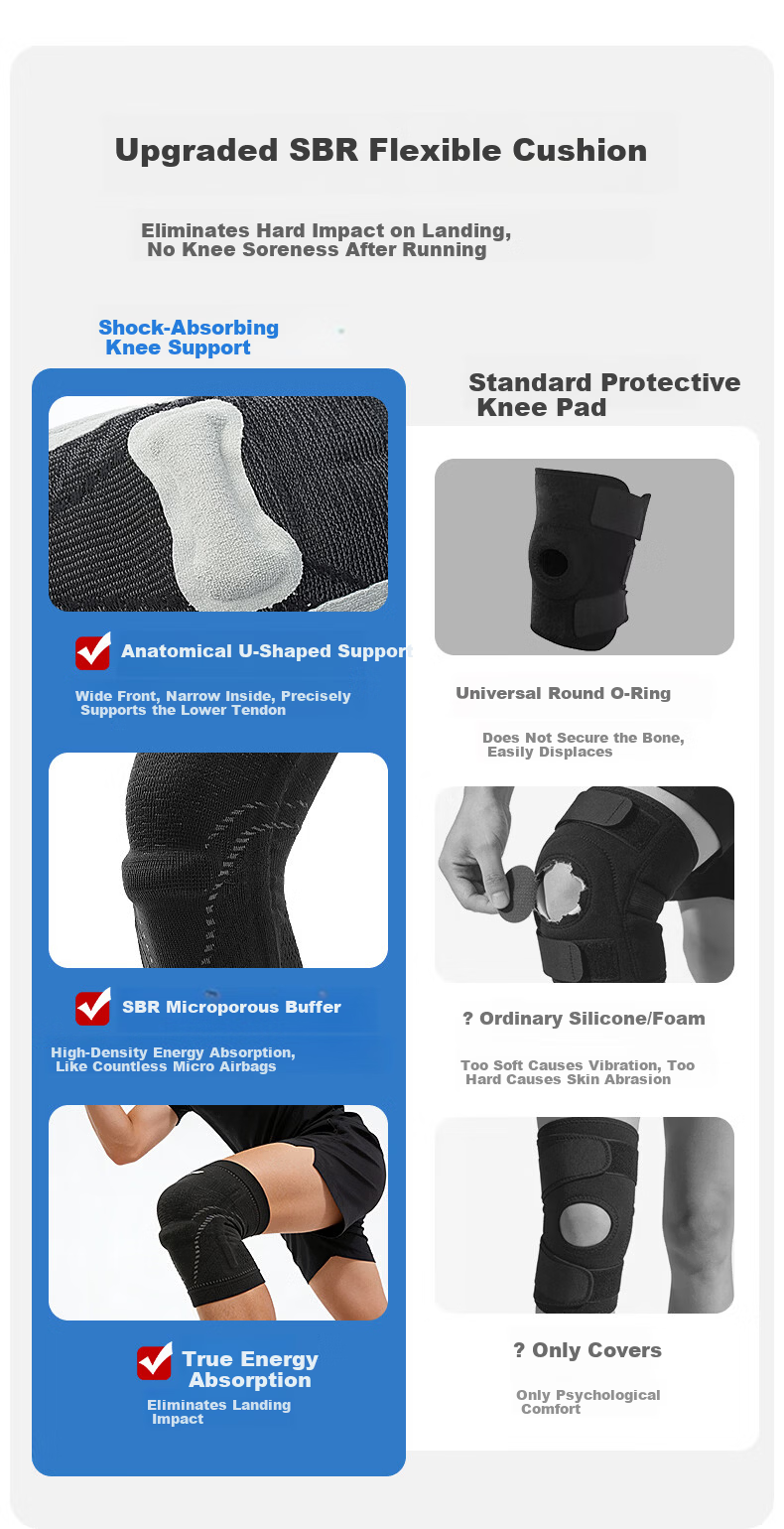 LI-NING Sports Knee Brace Running Men’s Basketball Knee Support Patella Band Warmth for Badminton Hiking 4