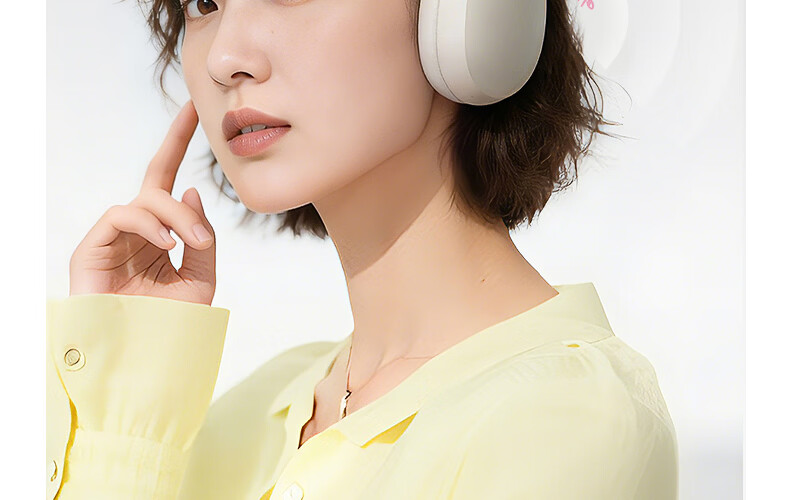 IKF Ling [Suzuka Chiba Collaboration] Over-Ear Bluetooth Headphones Wired and Wireless Anime Gaming Sound Localization 56dB Noise Cancelling Head Tracking Smoke Gray 28