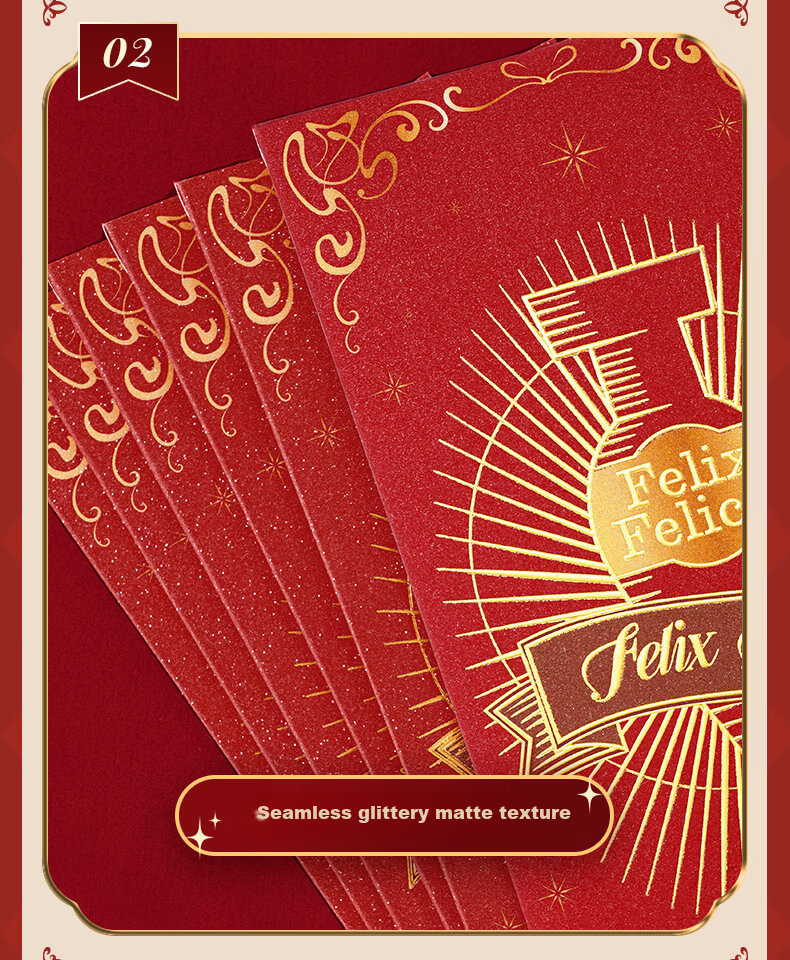 Harry Potter Felix Felicis Red Envelopes 2026 Chinese New Year Lucky Money Pack of 6 4