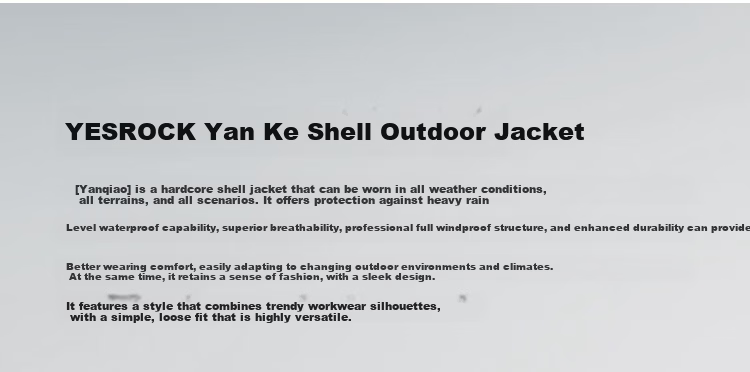 Pelliot Cheng Yi Same Style Rock Shell Hard Shell Windproof Mountaineering Jacket Unisex 124101048 Green M 6