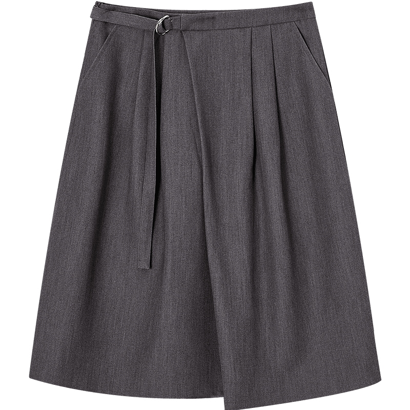 Demana [Intelligent Commuting] Spring Design Irregular Front A-Line Umbrella Skirt Loose Fit Women's Mini Skirt