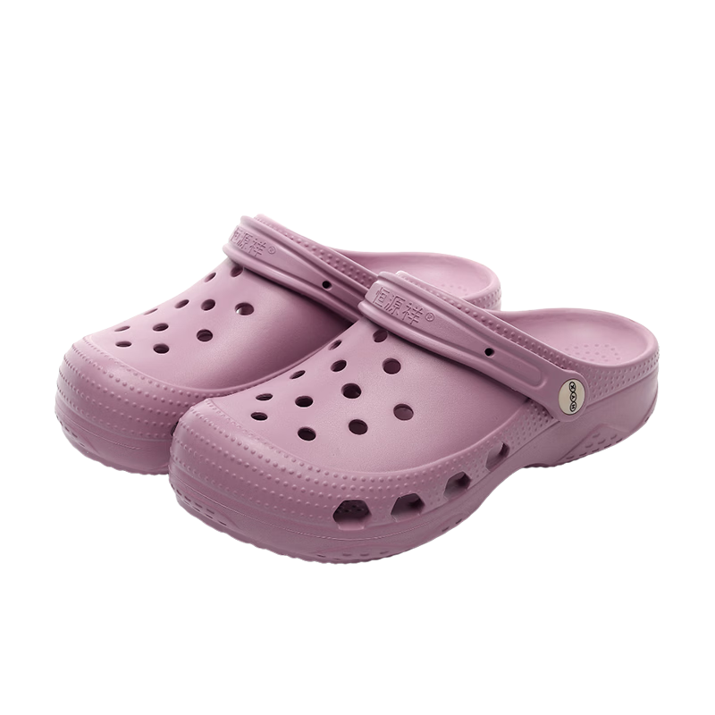 Hengyuanxiang Women's Outdoor Sandal Shoes Summer Thick Sole Height Increasing Non-Slip Slippers Pink Size 37-38