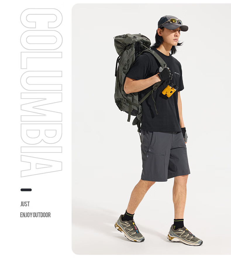 Columbia Men's T-Shirt 26 Spring Summer Outdoor Casual Sports Comfortable Cotton Breathable Short Sleeve AE8963 397 XL 3