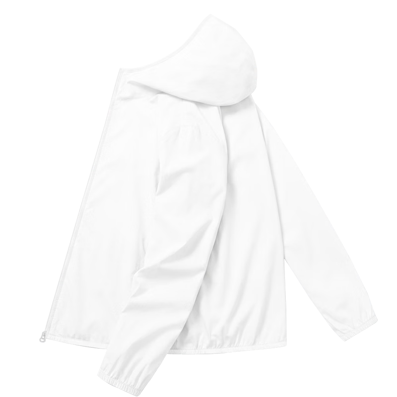 GENIOLAMODE Sun Protection Clothing for Men, Summer Lightweight Quick-Dry Ice Silk Cool Breathable Sun Protection Garment for Men's Skin, White, 3XL