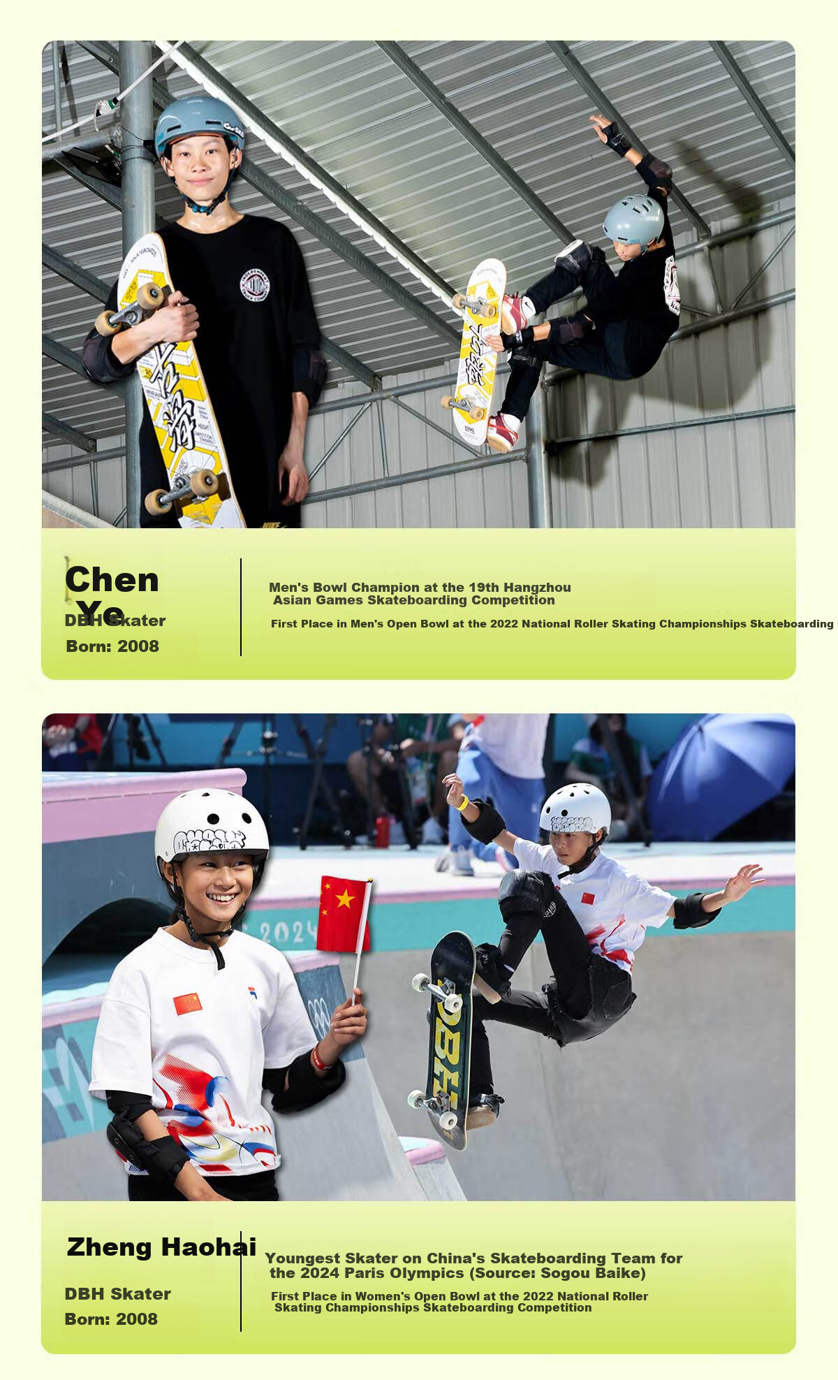 DBH Kids Skateboard Professional Board 6-12 Years Old Beginners Unisex Double Kick Four Wheels 7.5 All-Purpose Wheel Set Apple Meow 2