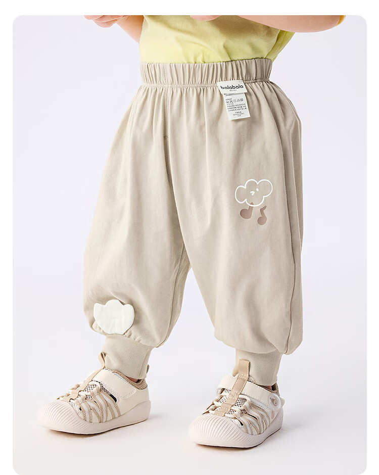 Balabala Kids Pants Boys Girls 2026 New Spring Autumn Baby Warm Casual Sports Cartoon Trendy Pants 27