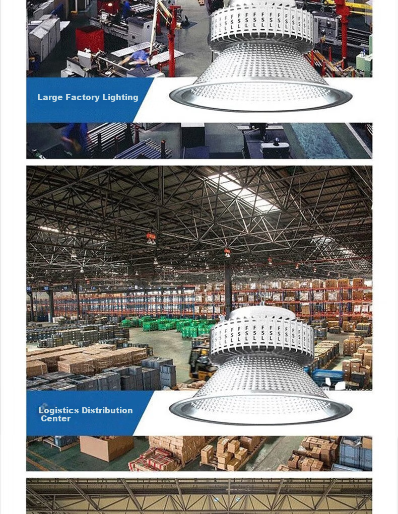 Foshan Lighting (FSL) LED High Power 200W Industrial Warehouse Pendant Light Workshop Factory Lighting with Rod and Chain Universal - White Light 6500K 8