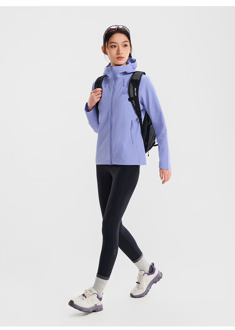 Pelliot [Wind Shield P26] Outdoor Softshell Jacket Unisex Spring CORDURA Abrasion-Resistant Hiking Coat 116106036 25