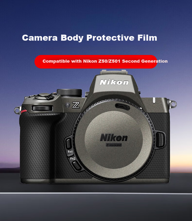JJC [Imported 3M Material] Protective Film for Nikon Z50 II Camera Body Skin Sticker Z50II Z502 Camera Accessories 1