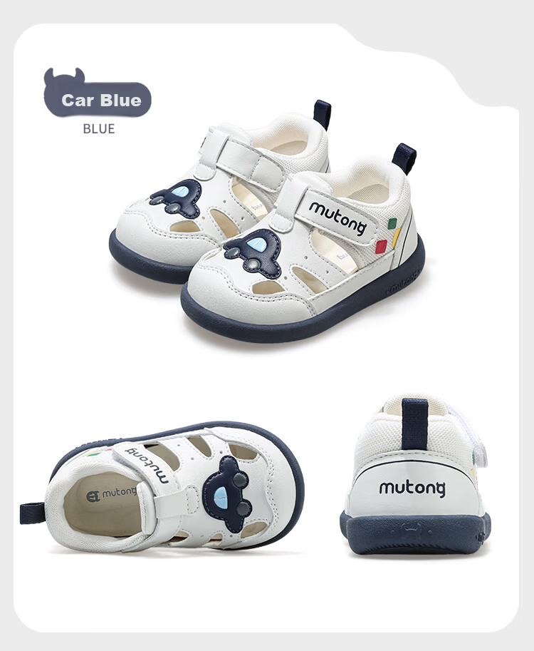 Pastoral Baby Soft Sole Sandals Toddler Boys Summer Breathable Hollow Girls Shoes Rabbit Pink White Size 19 30