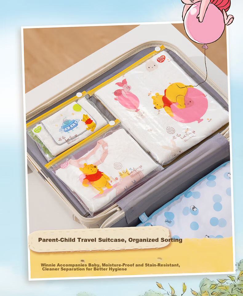 Easy Your Home Clothes Storage Bag Moisture-Proof Sealed Bag Luggage Organizer Bag Children's Underwear Storage Bag 13