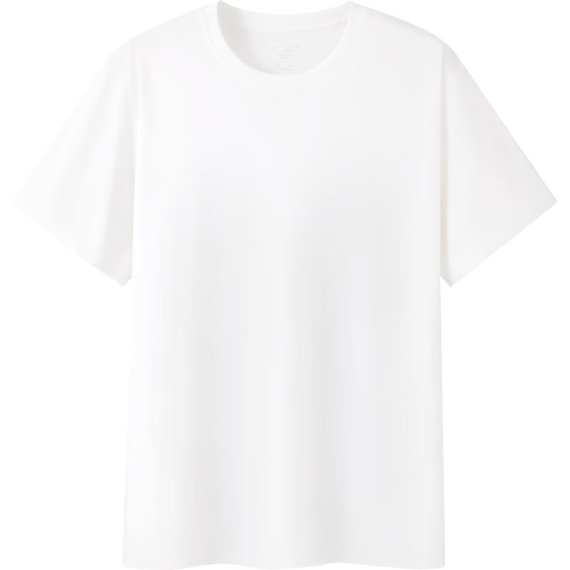 Threegun [Mulberry Silk 60s Long-Staple Cotton] Men's Short Sleeve T-Shirt Cool Touch Premium Silk Cotton Modal High Elasticity Men's Shirt Gift Box