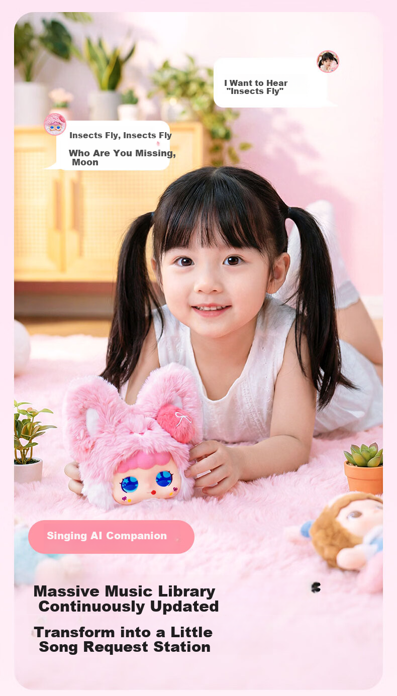 Keyumeng Doubao Smart AI Companion Chat Robot Plush Toy Electronic Pet Children's Girls Birthday Gift 5
