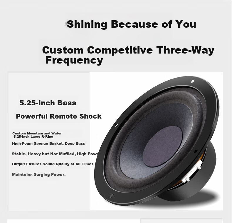 SANSUI 66B Home Subwoofer Wireless Bluetooth Laptop Desktop Computer Speakers Gaming Competitive E-sports Home Theater Hi-Fi Multimedia Speaker 3