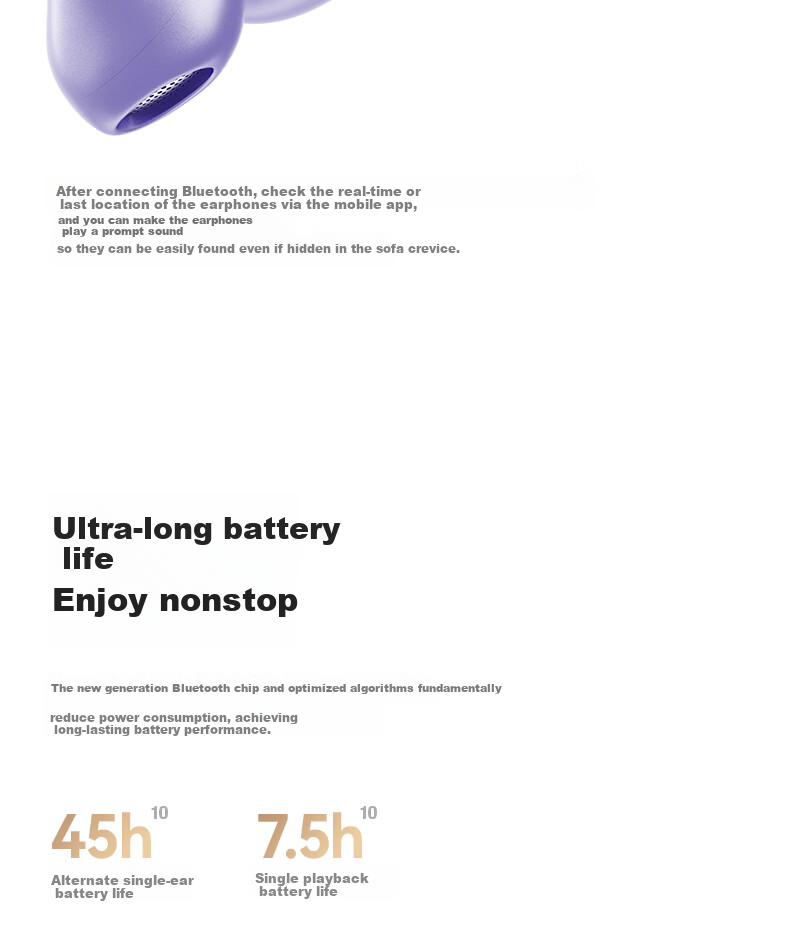 SANAG Sena ANC Clip-on True Wireless Bluetooth Earbuds Active Noise Cancelling Earphones Lossless Sound Quality Long Battery Life Translator Gift for Elders and Partners 26