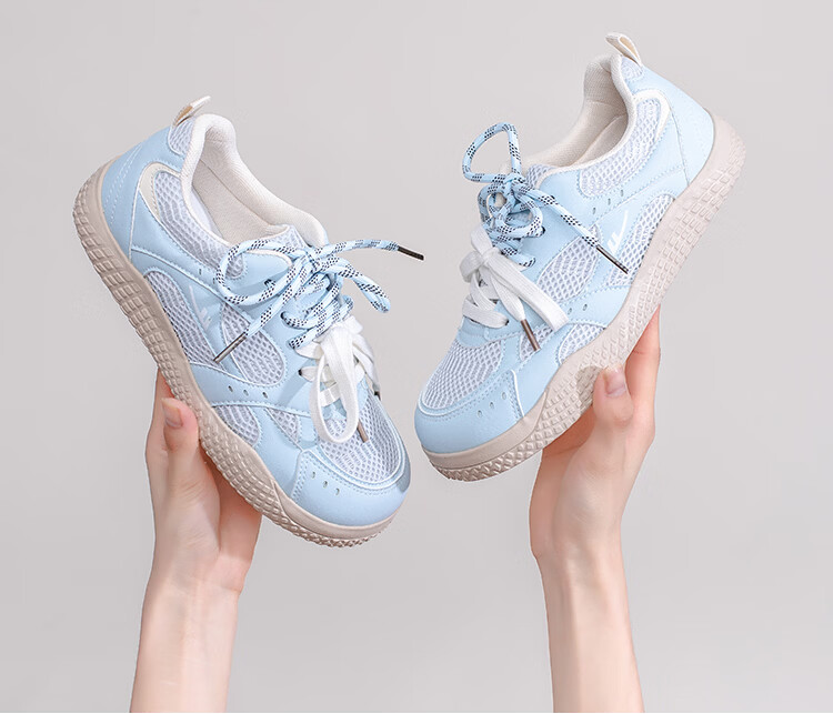 Warrior Summer New Mesh German Training Shoes Women College Style Breathable Casual Sports Shoes L685BR Pink/Beige Size 39 12
