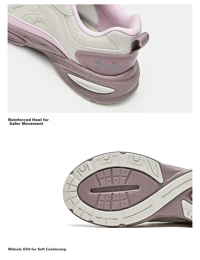 Under Armour Kids Sports Shoes Spring Summer Boys Girls Soft Sole Cushioning Breathable Non-Slip Retro Casual Shoes 2611899 16
