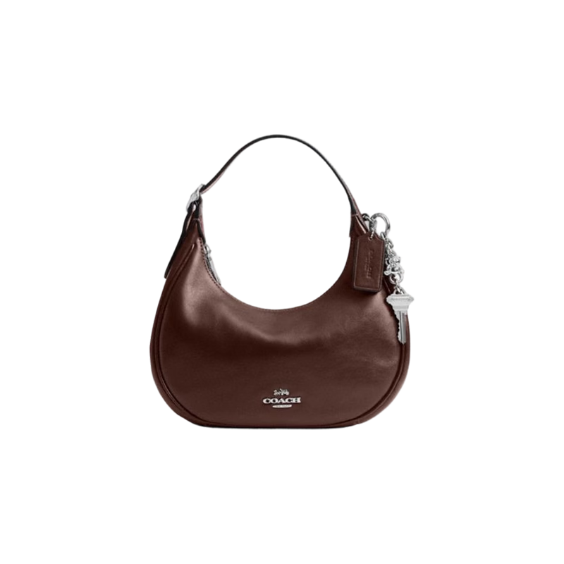 COACH Emily Solid Color Women's Shoulder Crossbody Bag Maple Brown CDX34