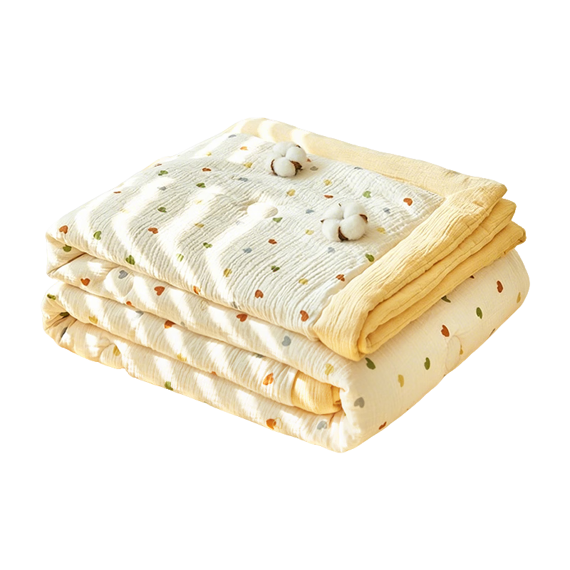 MUJI Class A 100% Cotton Wrinkled Gauze Summer Quilt Air Conditioning All-Season Quilt 200x230cm 4 Jin