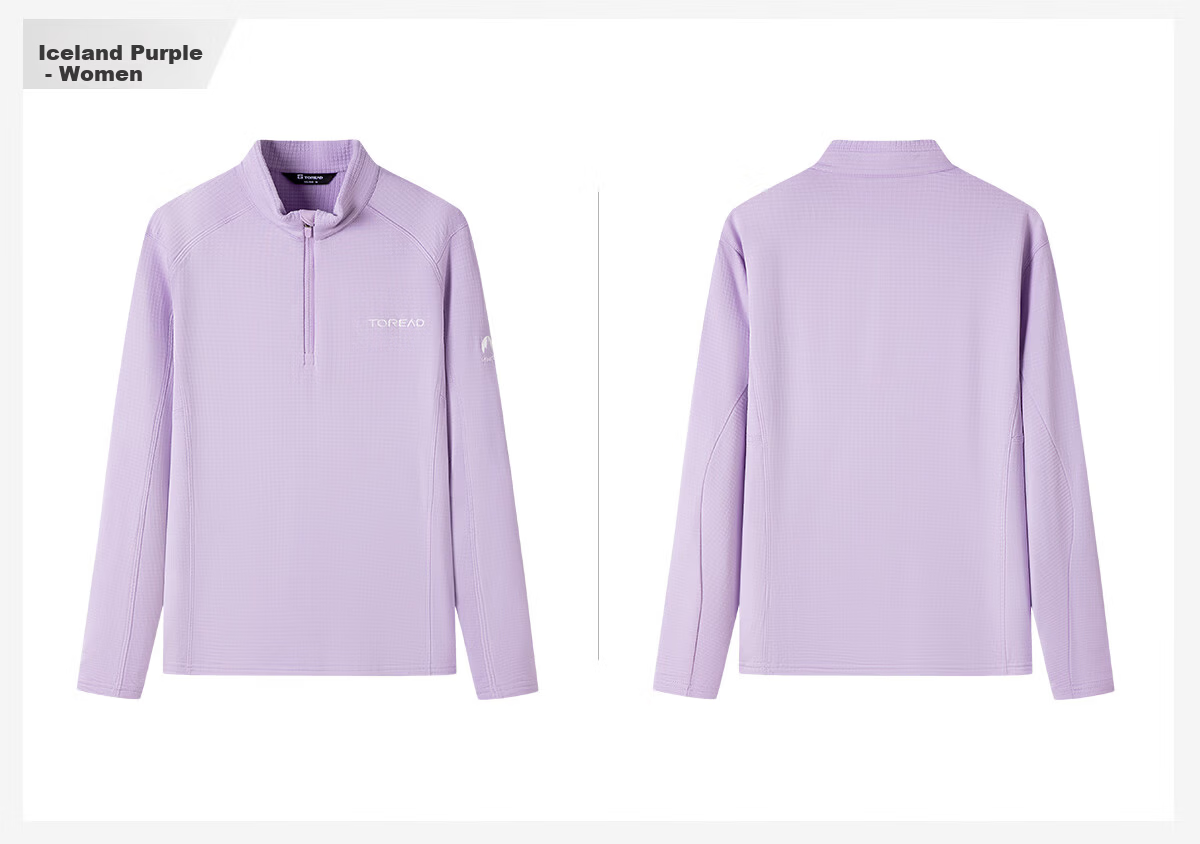 TOREAD Fleece Jacket 25 Autumn Winter Lightweight Pullover Anti-Static Warm Casual Base Layer TACCAN91005 20